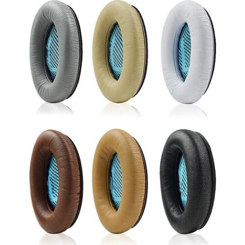 Suitable for BOSE QC35 25 sheepskin earphone sleeve QC35 second and third generation leather earmuffs earphone sponge sleeve
