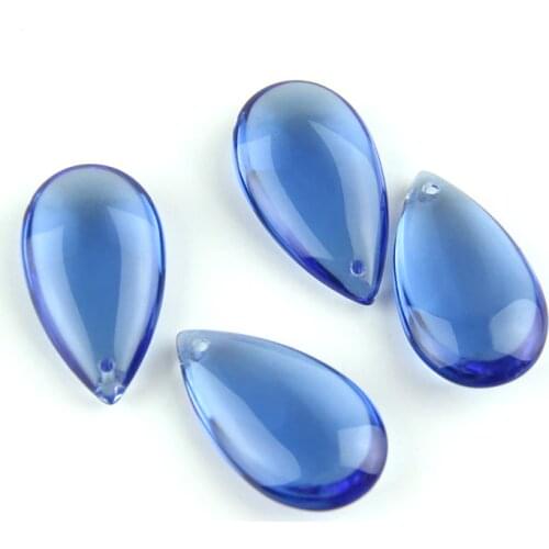 38mm/50mm Lt.blue Water Drop Prisms For Lighting Crystal Chandelier Suncatcher Ornament Lighting Lamp Hanging Decoration
