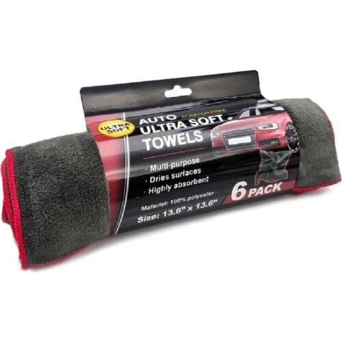 Durable Car Wash Towel Car Polishing Supplies No-Scratch Rag for Kitchen Bathroom Vehicle Maintenance Towel F19A