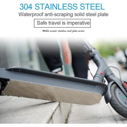 For Xiaomi M365 Electric Scooter Battery Cover Anti Collision Non Slip Floor Guard Plate Chassis Armor Protection Board Chassis