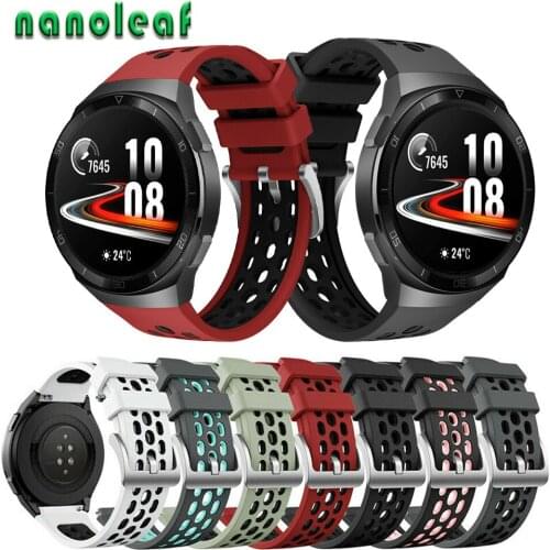 22mm Soft Silicone Watchbands Bands For HUAWEI WATCH GT 2e GT2e Smartwatch Wrist Strap for Huawei Watch GT2 Replacement Bracelet
