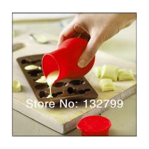 Mini Silicone Chocolate Melting Pot Melt Butter Milk Heating Pourer jug Kitchen Baking Tool