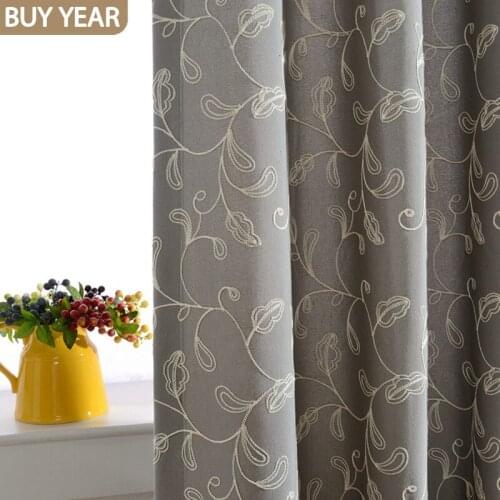 Modern Curtains for Living Dining Room Bedroom Simple European-style Simple Printed Curtain Tulle Finished Product Customization
