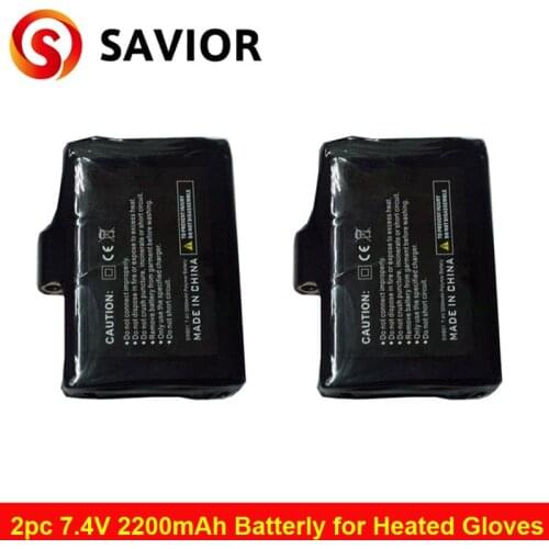 Savior heat Supporting battery for Electric rechargeable heated gloves heated sock heated hat dedicated winter warm Ski gloves