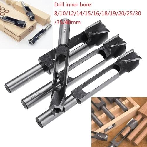 8/10/12/14/15/16/18/19/20/25/30/35/40mm Tenon Dowel And Plug Drill 13mm Shank Tenon Maker Tapered Woodworking Cutter