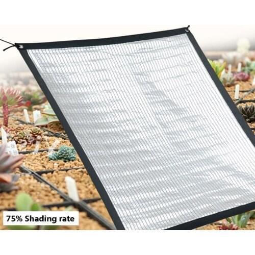 Reflective aluminum foil sunshade screen heat insulation, sun protection and cooling silver sun room succulent plant greenhouse