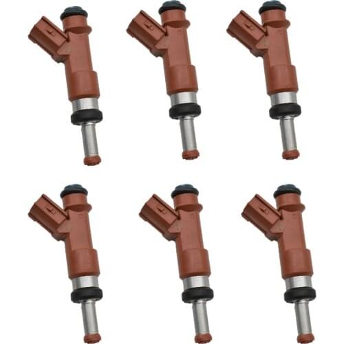 6PCS Fuel Injectors 23250-0P040 23250-31050 For Highlander RAV4 Camry ES350