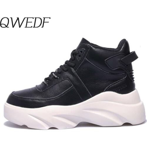 2019 Women Sneakers Platform Shoes Woman Autumn Vulcanize Shoes Flats chunky sneaker Lace Up Women tenis feminino Z2-02