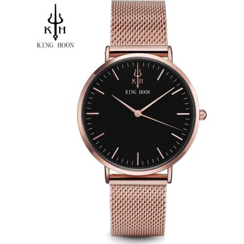 KING HOON Luxury Quartz Women Watches Brand Gold Fashion Business Bracelet Ladies Watch Waterproof WristWatch Relogio Femininos