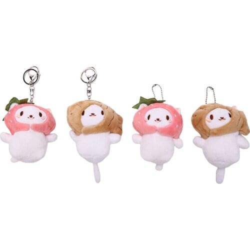 Leuke Snapper Hoofd Set Sleutelhanger Kat Pluche Action Figure Sleutelhanger Pop Hanger Tas Accessoires Baby Sleutelhanger 1Pc