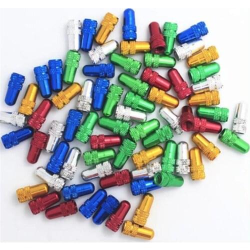 1PCS Valve Caps Universal Dustproof Aluminium Alloy Bicycle Valve Cap Wheel Tire cap Cover Car Truck Tube Bike Accessories