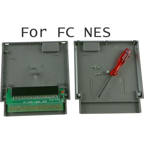 10sets for FC 60 Pin to NES 72 Pin FC for NES CART LABEL SIDE Adapter Converter PCBA with CIC chip installed