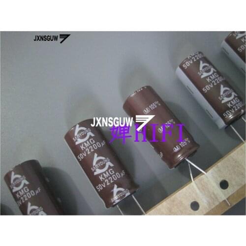 10PCS Original SAMYOUNG KMG 50V2200UF16X35MM Brown Aluminum electrolytic capacitors 2200uF/50v 105 degrees 2200UF 50V