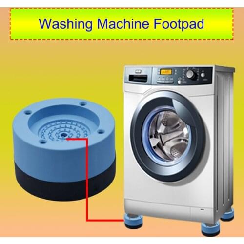 4 Pcs Washing Machine Refrigerator Mute Rubber Mat Anti Vibration Anti Shock Pad GQ