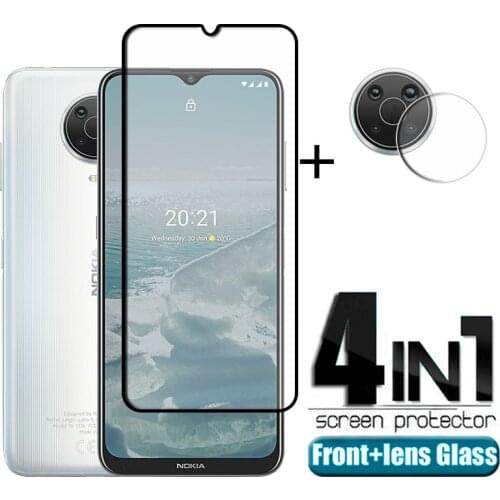 4-in-1 For Nokia G20 Glass For Nokia G20 Tempered Glass HD Screen Protector Protective Camera Film For Nokia G20 G10 Lens Glass