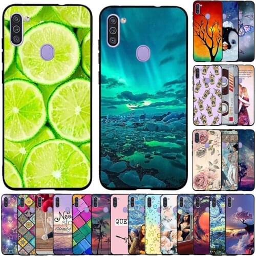 For Case Samsung Galaxy A11 Case Silicone TPU Soft Back Cover Phone Case For Samsung A11 A 11 A115 SM-A115F 6.4 inch Coque Funda