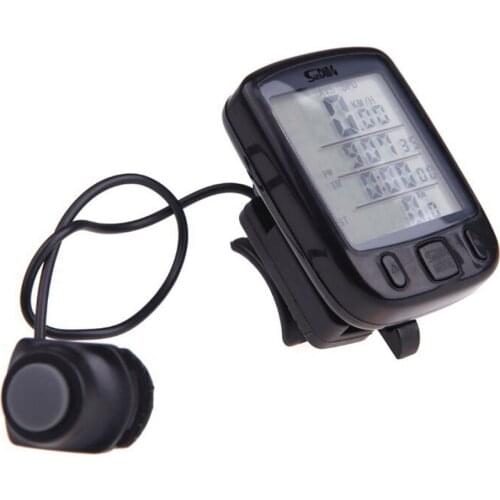 Digital Speedometer Odometer Lcd Waterproof Bike Bicycle Cycling Computer Speed Outdoor Bicycle Cycling Accessories High Qualit