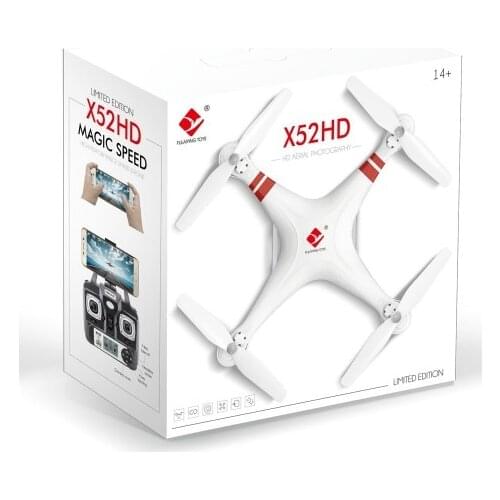 RC drone FPV WIFI 2MP HD camera X52HD RC Quadcopter Micro Remote control Helicopter uav drones kit helicopter racer aircraft Toy