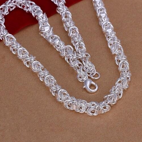 GINSTONELATE Silver Chains China