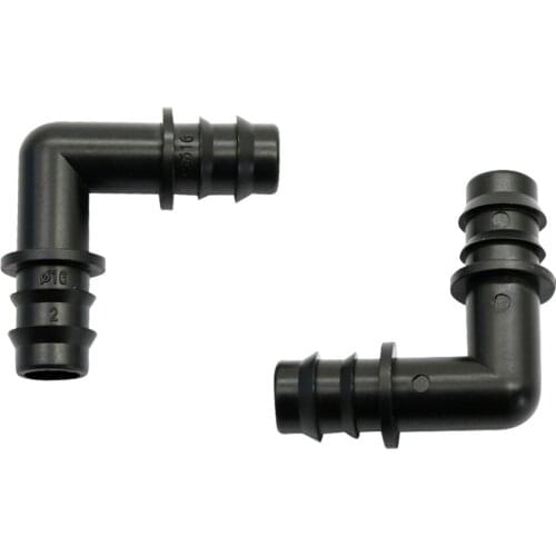 1/2 Inch 90 Angle Bend Barb Connector Garden Micro Irrigation Water Connectors Drip Irrigation Fittings 100 Pcs