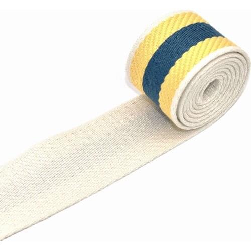 Ribbons Webbing Belt Handbag Webbing - 1.5"Bag Belts Yellow Canvas Webbing Dog Collar Webbing for Bag Craft Textile Sewing