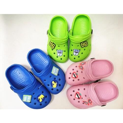 Ltolo Children Girl Boy Mules Clogs Kids Summer Cute Cantoon Crocks Sandals Beach Slippers Baby Shoes For Girls Boys EUR22-37