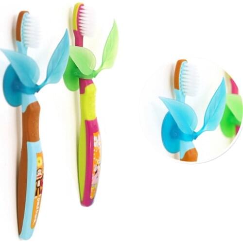 Multifunctional Toothbrush Holder Suction Cup Leaves Styling, Creative And Practical Compact Rack, Razor Holder Free Shipping