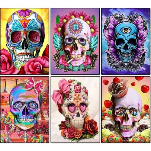 5D Diy Diamond Embroidery Fantasy Constellation Mosaic Cross Stitch Kit Rose Skull Diamond Painting Full Square Round Rhinestone