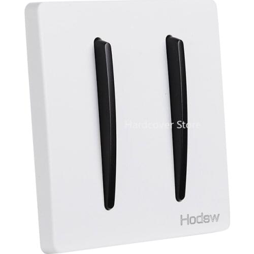 10pcs High Quality 86 Retro White Wall Lamp Push Button Switch 1-4 Gang Single Dual Control 2 Way Light Switch 10A220V