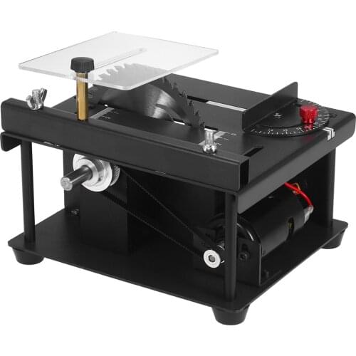 Table Saw Cutter Electric Cutting Machine with Saw Blade Adjustable-Speed 35MM Cutting Depth for Wood Plastic Acrylic Cutting