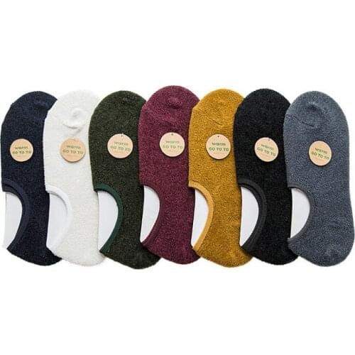 Centipede yarn solid color invisible socks spring/summer 2019 new style Sock Slippers cotton socks 12pairs/lot