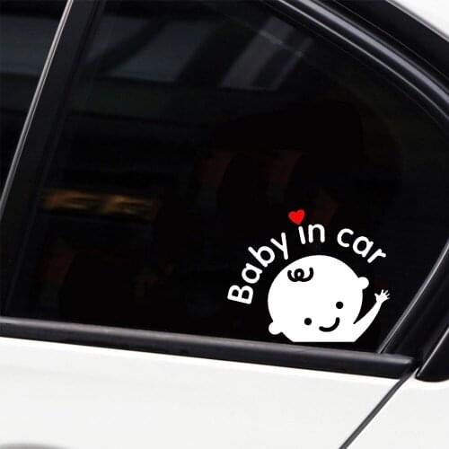 Baby In Car Quotes Wall Sticker Cars Styling Exterior Decoration Waterproof Accessories Vinyl Decals Revocable Mural ov720