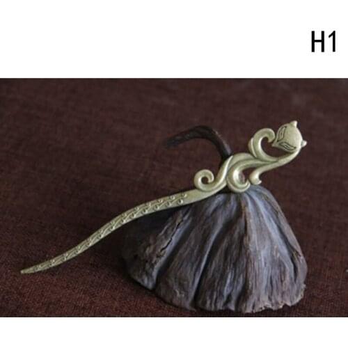 Retro Alloy Hairpin For Women Traditional Ethnic Elegant Carved Female Jewelry Hairpin Accessories