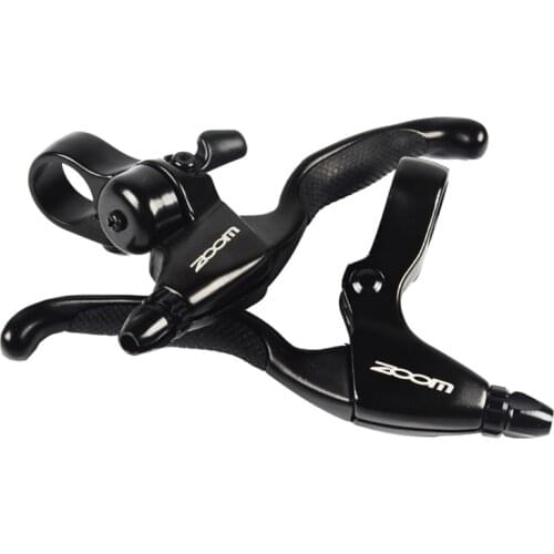 Zoom Mountain Bike Bicycle brake Handle Crank ring Brake V-brake Disc Brakes Lever Aluminum Alloy with bell 22mm Bicycle caliper