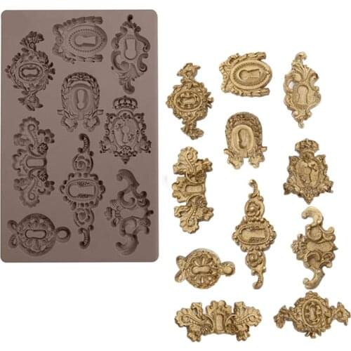 Keychain Silicone Fondant Mould Cake Decorating Tools Chocolate Gumpaste Molds, Sugarcraft, Kitchen Gadget