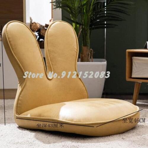 Tatami bay window chair and room chair floor sofa lazy balcony bed back seat Japanese style legless stool