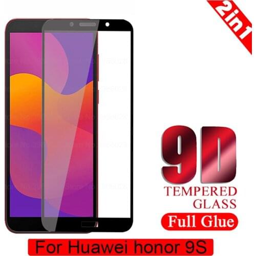 2Pcs Full screen full glue Tempered Glass For Huawei honor 9S Explosion-proof Screen Protector Glass On Huawei honor 9S