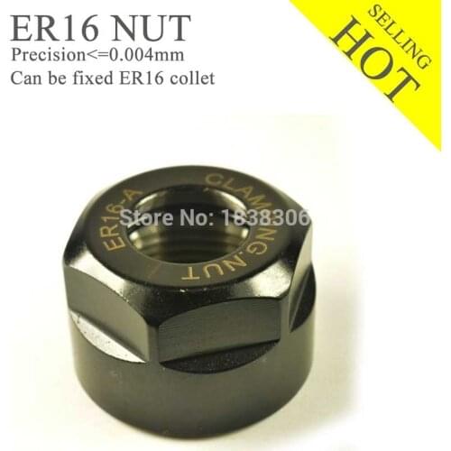 ER nut collet chuck ER16 MILL ER11 Nut thread M22*1.5 Diam28mm Height 19mm for ER COLLET Type A Nut For CNC collet chuck Nuts