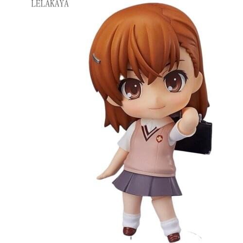 10cm Anime Figure A Certain Scientific Railgun Mikoto Misaka 345# Q ver. PVC Action Toys Collection Model Gift For Children New