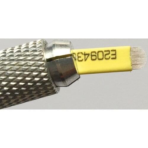 100 pcs U shape 18 Pins Blades Professional Eyebrow Tatoo needles For Permanent Makeup Microblading Manual Pen