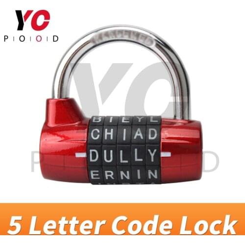 5 Letter Code Combination password lock Escape Room Spare Parts installed on the door or boxes or othersTakagism game YOPOOD
