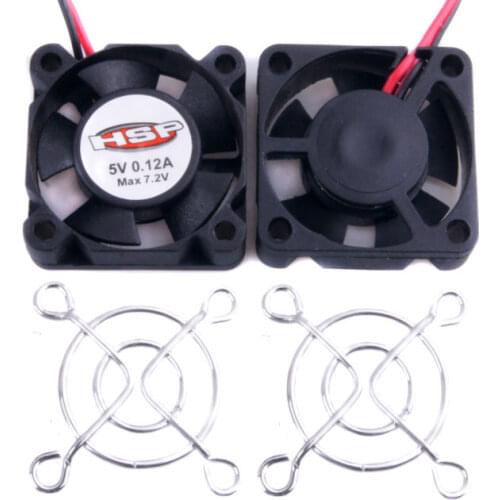 2PCS RC Model Motor Heat Sink Fan 40*10mm Cooling DC5V 7.4V 0.15A JST Connector