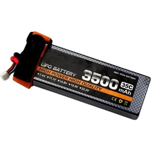 3500mah 7.4v 11.1 35c high remote rate race car power LIPO battery model aircraft battery li-poly battery rechargeable fpv power