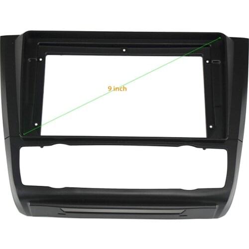 9 INCH Car Audio Frame GPS Navigation Fascia Panel Car dvd Plastic Frame Fascia is suitable for 2008-2012 BMW 1