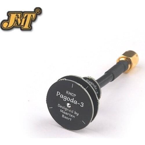 JMT Pagoda 3 Antenna 5.8G FPV Antenna RHCP/LHCP Plug Image Transmission Omnidirectional for FPV Racer Drone Quadcopter