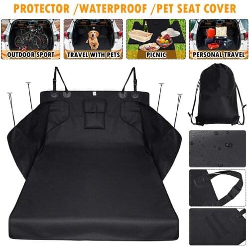 Car Seat Cover Dog Car Waterproof Mat Pet Dog Carrier Cars Rear Back Seat Mat Hammock Cushion Protector Oxford Transportin Perro