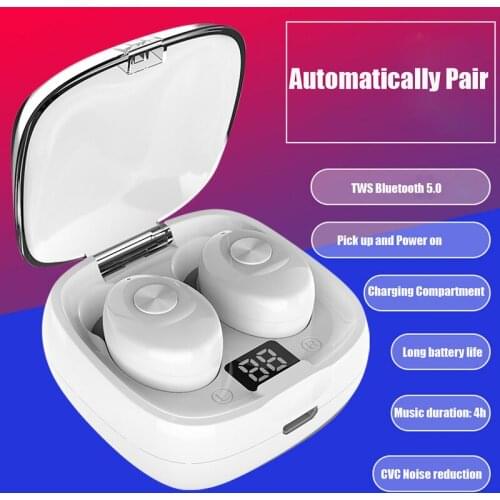 Wireless Earphone Stereo LED Digital Display TWS Bluetooth 5.0 Headset 6D HIFI Sound Sport Earphones Gaming Headset