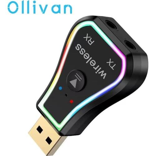 Bluetooth Receiver Mini Wireless Handsfree Speaker USB Bluetooth 5.0 Adapter Music Audio Receiver Transmitter Dongle Car Audio