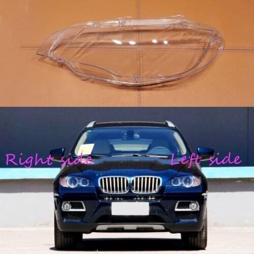 For BMW X6 E71 2008 2009 2010 2011 2012 2013 2014 Car Headlight cover Headlamp Lens Auto Shell Cover