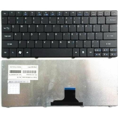 US Black New English laptop keyboard For Acer ONE 1810 1810T 1810TZ 1810TG 1830T 8172 1551 3935 AO751H 752 751H P1VE6 521